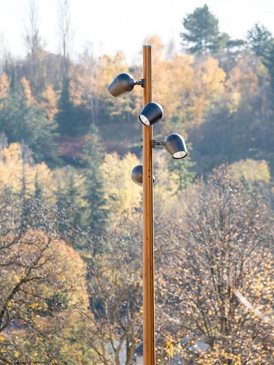 Декоративный парковый фонарь Оникс wood деревянный