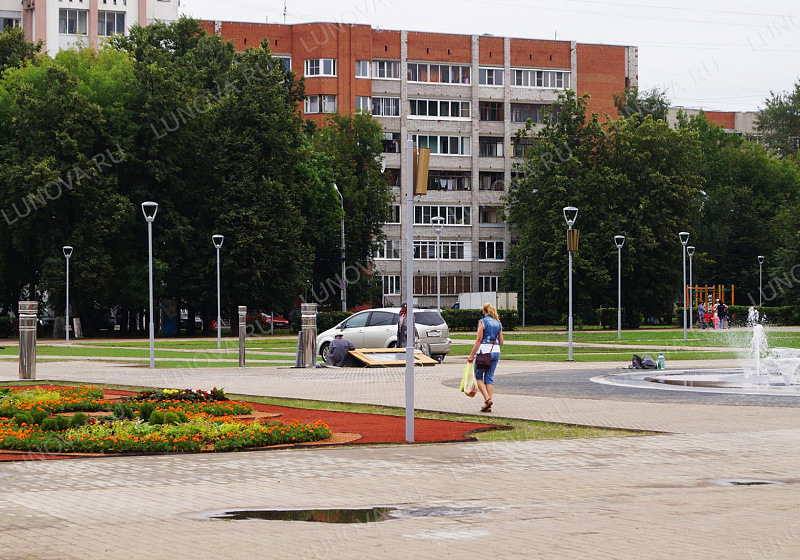 Декоративный парковый фонарь Факел