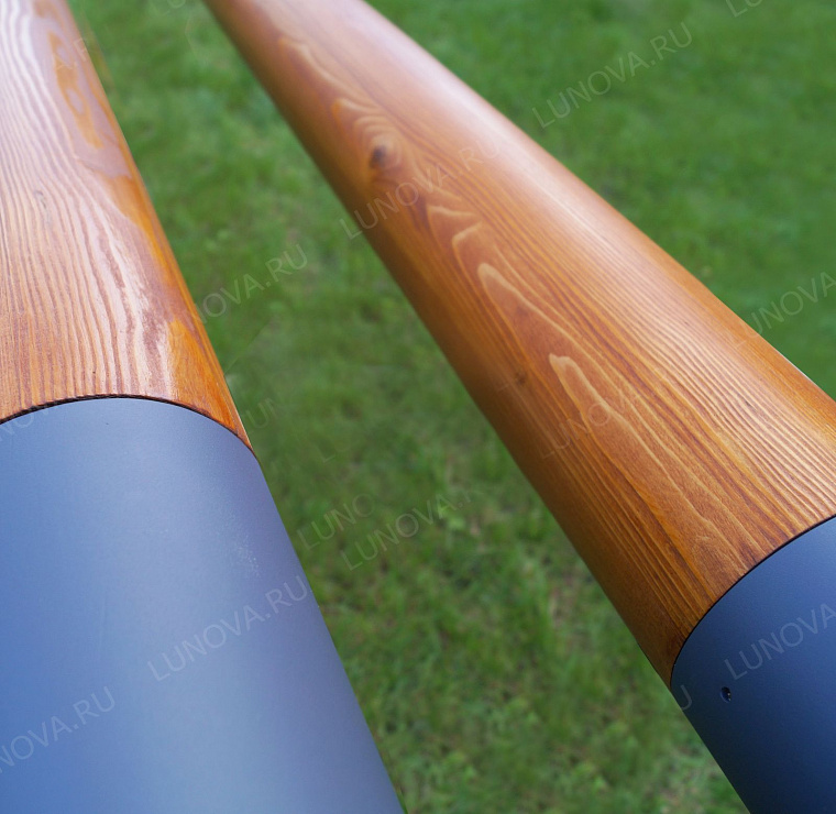 Декоративный парковый фонарь Оникс wood деревянный